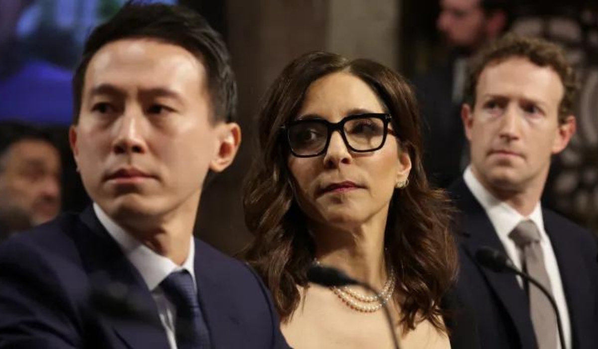 CEOs of Meta X and TikTok questioned about online child safety at US hearing